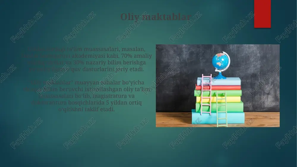 oliy ta’lim muassasalarining hududiy va funksional turlari - Page 5
