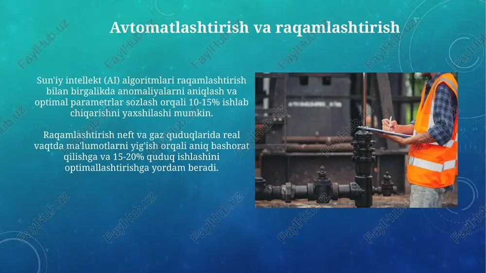 quduqlarni ishlatishning texnologik rejimi tuzish - Page 5