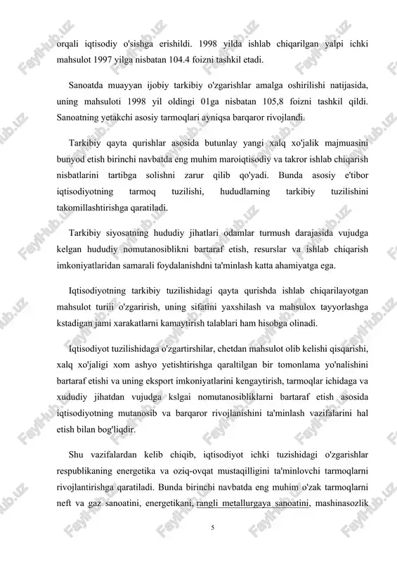 nvestitsiyalarni jalb qilishda bevosita investitsiyalar tarzida, davlat qarzlari, xalqaro moliya va iqtisodiy tashkilotlar, qarz beruvchi mamlakatlar moliyaviy kredit resurslari shakllarida amalga oshirish mumkinligi hisobga olinadi. shunday qilib, respublikada iqtisodiy islohotlar davomida makroiqtisodiy barqarorlikni ta'minlash va iqtisodiyot tarkibiy tuzilishini qayta qurish vazifalariga aholining real turmush darajasini yaxshilash uchun zaruriy shart-sharoitlar sifatida qaraladi. makroiqtisodiyot (inglizcha macroeconomics) zamonaviy iqtisodiy nazariyaning bo’limi bo’lib, uning doirasida iqtisodiy o’sish, ishchan faollikning tebranishlari, inflyatsiya va ishsizlik, shuningdek makroiqtisodiy siyosat masalalari o’rganiladi. makroiqtisodiyotning fan sifatida rivojlanishi bir xilda kechmagan va etakchi dunyoqarashlarning almashishiga olib kelgan qarashlardagi bir necha inqiloblar va aksil inqiloblar bilan kuzatilgan. oldingi asrning boshlarida makroiqtisodiyotda turli shart-sharoitlarga asoslangan va yanada muhimligi makroiqtisodiy siyosat bo’yicha bir-biriga butunlay qarama-qarshi tavsiyalarni bir vaqtda ifoda etuvchi ta’limotning ikkita etakchi maktabi - neolassik va post-keynschilik shakllandi. makroiqtisodiyot ham mikroiqtisodiyot kabi iqtisodiy nazariyaning bir bo’limini ifoda etadi. grek tilidan tarjima qilganda «makro» so’zi «katta»degan ma’noni anglatadi (mos ravishda «mikro» - «kichik»), …