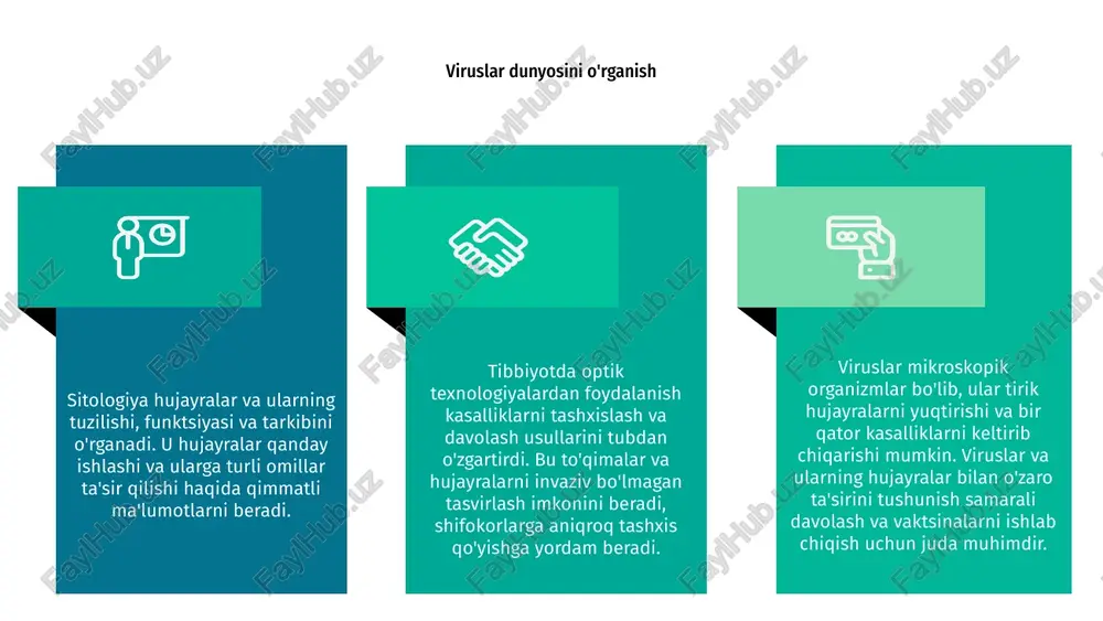 sitologiya.optik foydalanishni tibbiyotda qoʻllab quvvatlash.viruslar.prokariotlar - Page 5