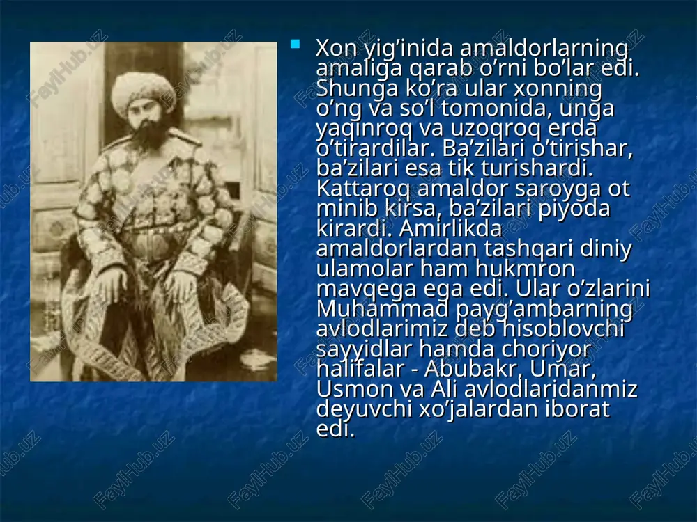 buxoro amirligida saroy unvonlari va mansablar - Page 5