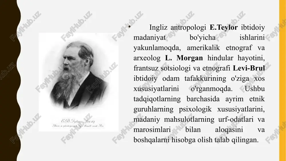 idadir. g‘.b.shoumarov va e.a.morshinalarning (1986) tadqiqotlarida esa oilada bolalarning tarbiyasiga bevosita ta’sir ko‘rsatadigan sotsial psixologik omillar o‘rganildi, chunonchi, unda o‘ziga xos milliy va an’anaviy o‘zaro munosabat xususiyatlarining o‘rni belgilanadi. oilaviy munosabatlar psixologiyasi xususida o‘tkazilgan muhim tadqiqotlardan biri n.sog‘inovning o‘zbek oilasiga xos bo‘lgan nikoh va oila munosabatlari – nikohdan qoniqish, nikoh motivlari, oila qurishning o‘zbeklarga xos bo‘lgan yosh xususiyatlari, yosh o‘zbek oilalaridagi psixologik mojarolar va ajralishlarning sabablarini sistematik tarzda o‘rgangan ilmiy ishidir. bu tadqiqotda ilgari hech o‘rganilmagan ilmiy ma’lumotlar to‘plandiki, ularga ko‘ra, o‘zbek oilasining qurilishiga sabab bo‘ladigan asosiy motiv bu birinchi o‘rinda «farzandli bo‘lish», ikkinchi o‘rinda «jamoatchilikning gap so‘ziga qolmaslik», uchinchi o‘rinda «ota- ona va qavmi-qarindoshlarning istaklarini bajo etish» va hokazolar aniqlandi. o‘zbekistonda mustaqillikni qo‘lga kiritgach, olib borilgan sotsial psixologik tadqiqotlar asosan sotsial tasavvurlar konsepsiyasi doirasida amalga oshirildi. v.karimova, k.rahimova, z.nishonova, m.umarova, l.karimova shular jumlasidandir. image1.jpeg image2.jpeg image3.jpeg image4.jpeg image5.jpeg image6.jpeg image7.jpeg image8.jpeg image9.jpeg image10.jpeg image11.jpeg image12.jpeg image13.jpeg image14.jpeg image15.jpeg /docprops/thumbnail.jpeg