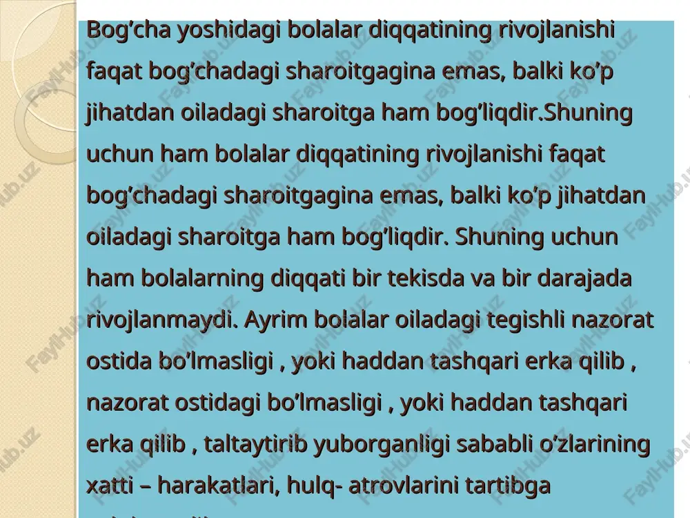 bolalarda diqqatning rivojlanishi - Page 5