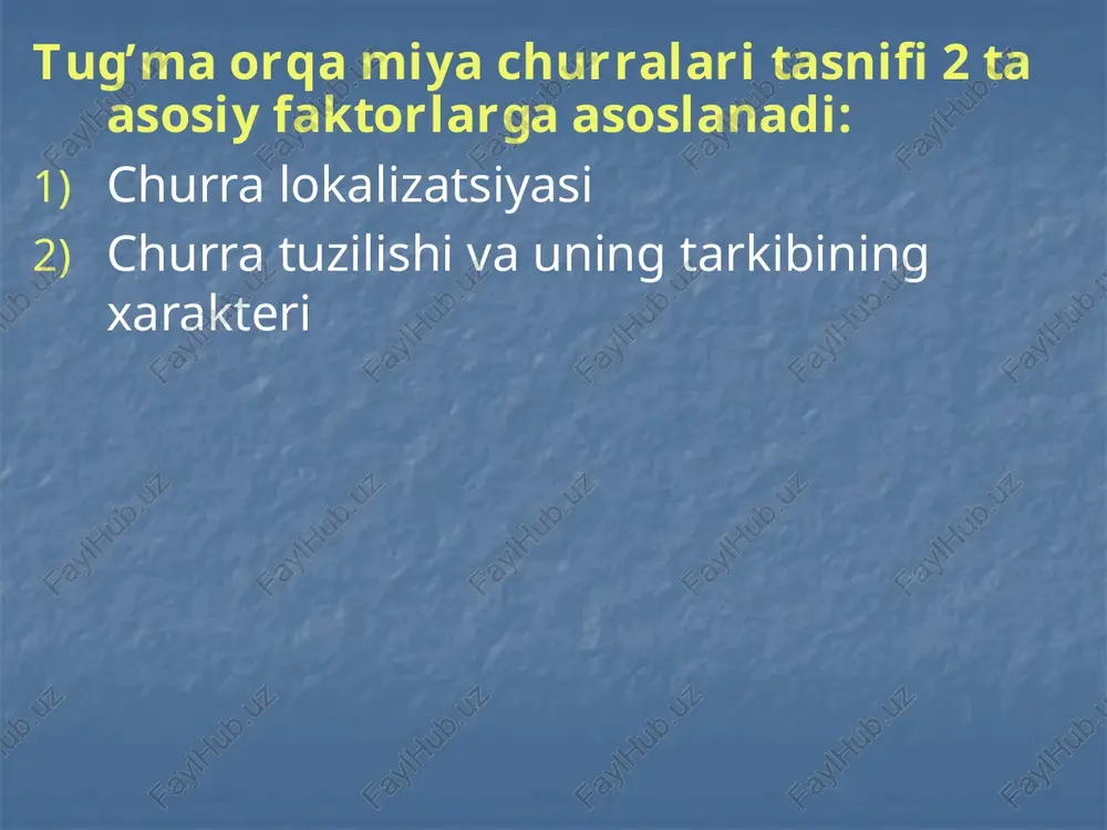 orqa miyaning tug'ma churralari - Page 5