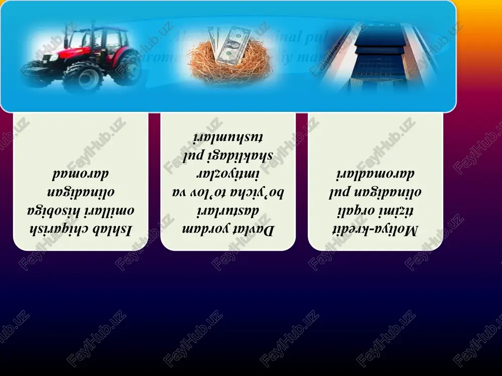 ish, ishsizlikni ijtimoiy himoyalash, ishlovchilarning mehnat sharoitini yaxshilash va ish haqini oshirish imkoniyatlarini izlash bilan shugʼullanuvchi ijtimoiy tashkilotdir. mehnat shartnomalari bu - ishga yollash boʼyicha korxona maʼmuriyati va ishchilar oʼrtasidagi tuziladigan shartnomadir. unda quyidagilarga eʼtibor qaratiladi : 1 ish haqi stavkasi; 2 normadan ortiqcha bajarilgan ishlar uchun stavka; 3 dam olish kunlari va tanaffuslar; 4 pensiya fondlari va sogʼliqni saqlashga ajratmalar; 5 narxlarning oʼzgarishini hisobga olib isteʼmolchilik savati qiymatini tartibga solish; 6 mehnat sharoiti va tashkiliy masalalar hal qilinadi. kasaba uyushmalarining ish haqiga taʼsir qilish usullari ishchi kuchiga boʼlgan talabni oshirish. ishlab chiqariladigan mahsulot yoki koʼrsatiladigan xizmatga talabni oshirish ishchi kuchi taklifini qisqartirish. immigratsiyani cheklashlash bolalar mehnatini qisqartirish kasb boʼyicha malaka darajasini litsenziyalash ishchining taʼlim darajasi va mutaxassisligiga talabni kuchaytirish. turli xildagi imtixonlarni joriy qilish mehnat unumdorligini oshirish pensiyaga muddatida chiqarish ish haftasini qisqartirish etiborlaringiz uchun rahmat!!!! image1.jpeg image2.jpeg image3.jpeg image8.png image9.jpeg image10.png image4.png image5.png image6.png image11.jpeg image12.png image13.jpeg image7.png …