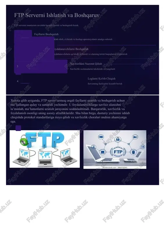 ftp server tarmoq dasturini yaratish - Page 5