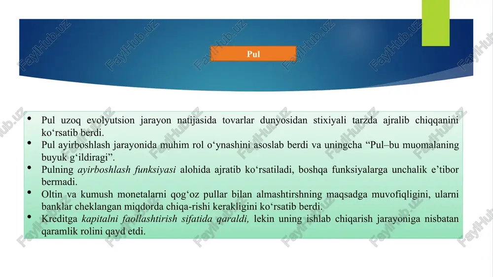arning ikkalasi ham turli xarakter va miqdordagi rentaning shakllanishiga sabab bo‘lishi mumkinligi ko‘rsatib beriladi. kapital – bu ishlab chiqarish jarayonini amalga oshirish va rivoj-lantirish uchun zarur bo‘lgan zaxiralar (ishlab chiqarish vositalari kabi); asosiy va aylanma kapital turlarini ajratib ko‘rsatib beradi: asosiy kapital: mashinalar va boshqa zarur mehnat qurollari; savdo-sanoat uchun mo‘ljallangan imorat-inshootlar; yer uchastkalari; meh-nat mahorati va jamiyat a’zolarining “foydali qobiliyatlari”; aylanma kapital: pul; oziq-ovqat zaxiralari; xom ashyo va yarim-fabrikatlar; tayyor, lekin hali sotilmagan tovarlar. a.smit bo‘yicha asosiy kapital bilan aylanma kapitalning farqi: aylanish jarayonida qatnashmaydigan, o‘z egasi qo‘lida qoladigan kapital – asosiy kapital; o‘z egasining qo‘lidan bir shaklda ketib va unga boshqa shaklda qaytib keladigan kapital – aylanma kapital. asosiy kapital bilan aylanma kapital o‘rtasidagi aloqani, a.smit asosiy kapital faqat aylanma kapital ishtirok etganda amal qilishi va foyda keltirishi mumkin deb ko‘rsatib beradi. kapital unumli mehnat nazariyasi a.smit mehnatni unumli va unumsiz mehnat turlariga ajratib ko‘r-satadi: unumli mehnat yangi …