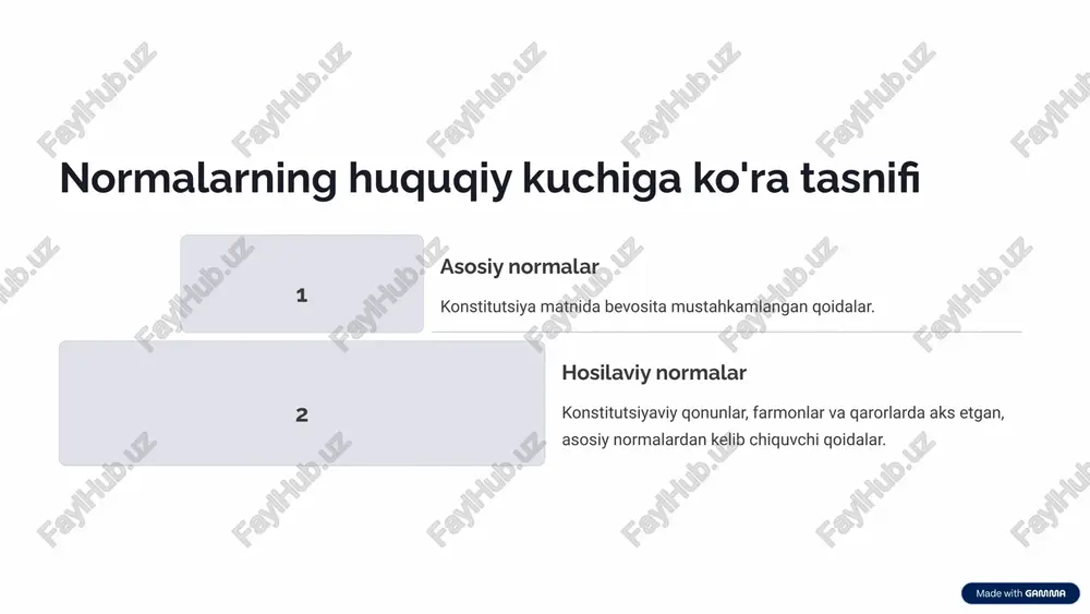 konstitutsiyaviy huquq normalari va ularning tasnifi - Page 5