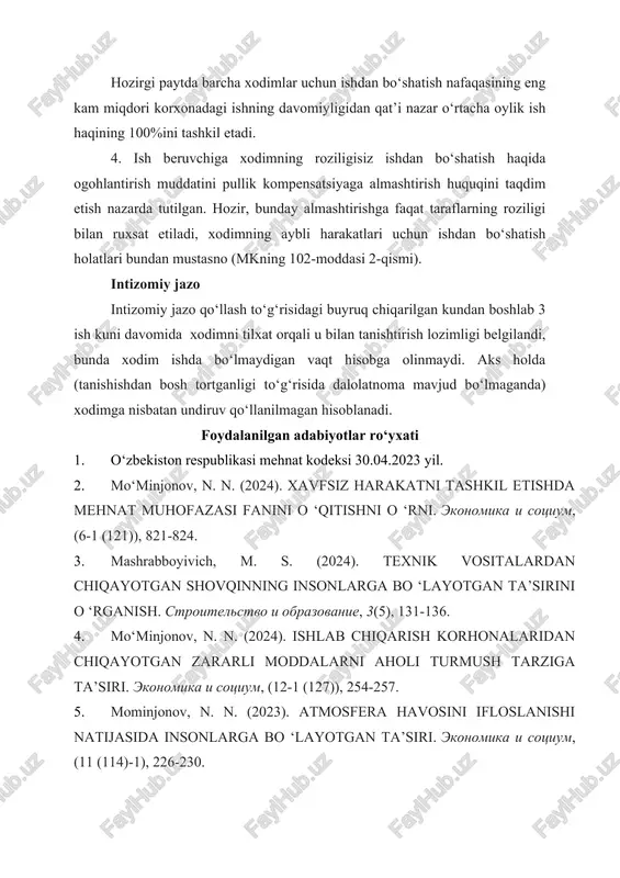 o‘zbekistondagi yangi mehnat kodeksidagi o‘zgarishlarning ahamiyati - Page 5