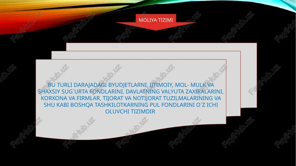 moliya tizimi va moliyaviy siyosat - Page 5