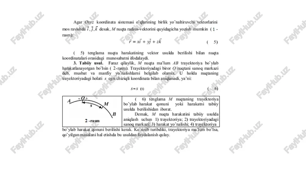 moddiy nuqta kinematikasi - Page 5