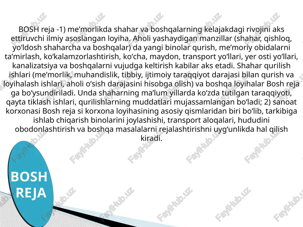 korxonaning bosh rejasi - Page 5