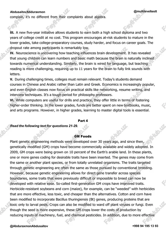 o mature in the lower grades, take college-preparatory courses, study harder, and focus on career goals. the dropout rate among participants is remarkably low. iv. neuroscience is uncovering how teaching influences brain development. it has revealed that young children can learn numbers and basic math because the brain is naturally inclined towards numerical understanding. similarly, the brain is wired for language, but teaching reading is more challenging, requiring up to 11 years for the brain to fully link sounds with letters. v. during challenging times, colleges must remain relevant. today’s students demand courses in chinese and arabic rather than latin and greek. economics is increasingly popular, and even english classes now focus on practical skills like networking, resume writing, and interview techniques. it’s a tough period for philosophy professors. vi. while computers are useful for drills and practice, they offer little in terms of fostering higher-order thinking. in the lower …