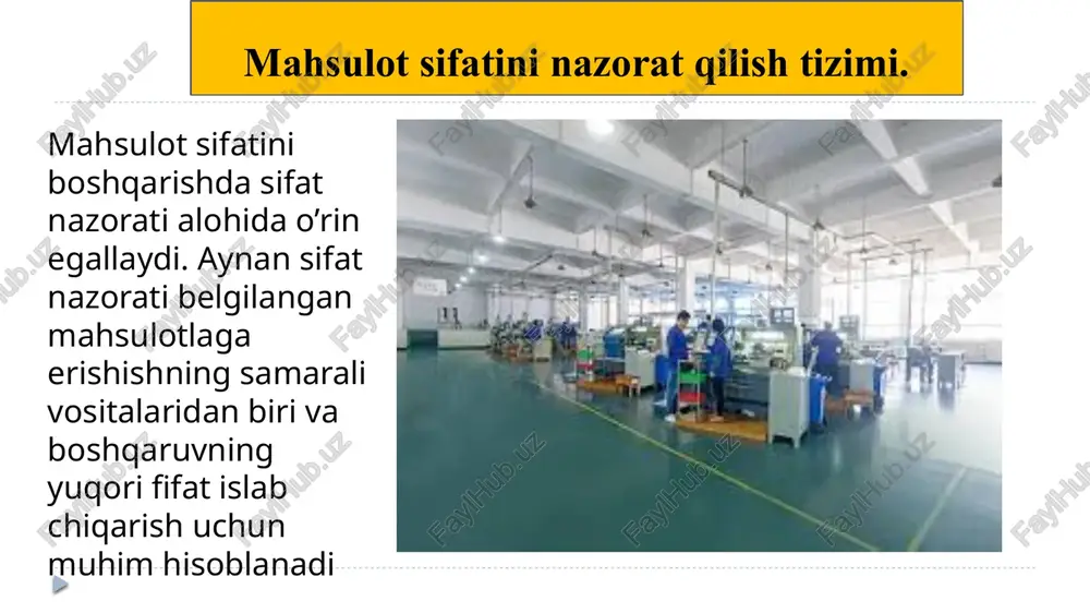 mahsulot sifatini nazorat qilish tizimi - Page 5