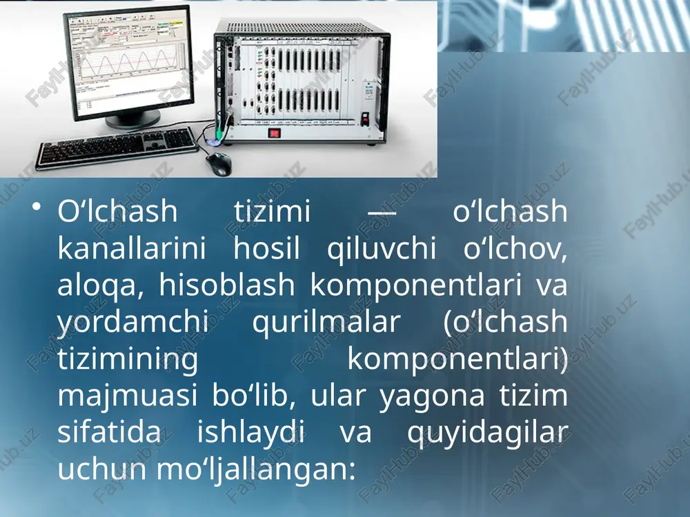 o’lchash tizimlarining o’lchash kanali - Page 5