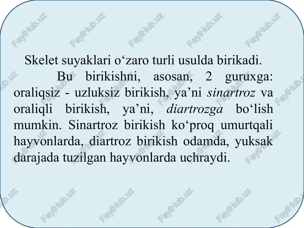 suyaklarining tuzilishi va birikishi - Page 5