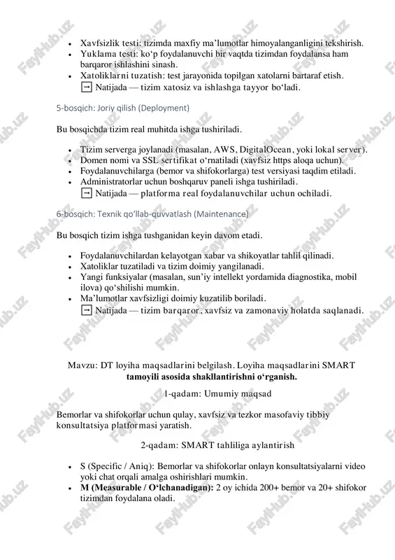 masofaviy tibbiy konsultatsiya platformasi - Page 5