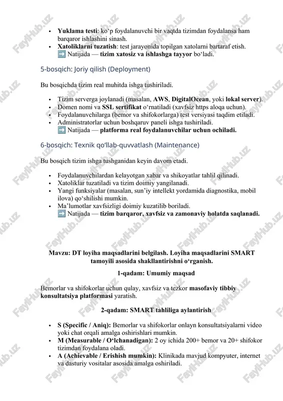 masofaviy tibbiy konsultatsiya platformasi - Page 5