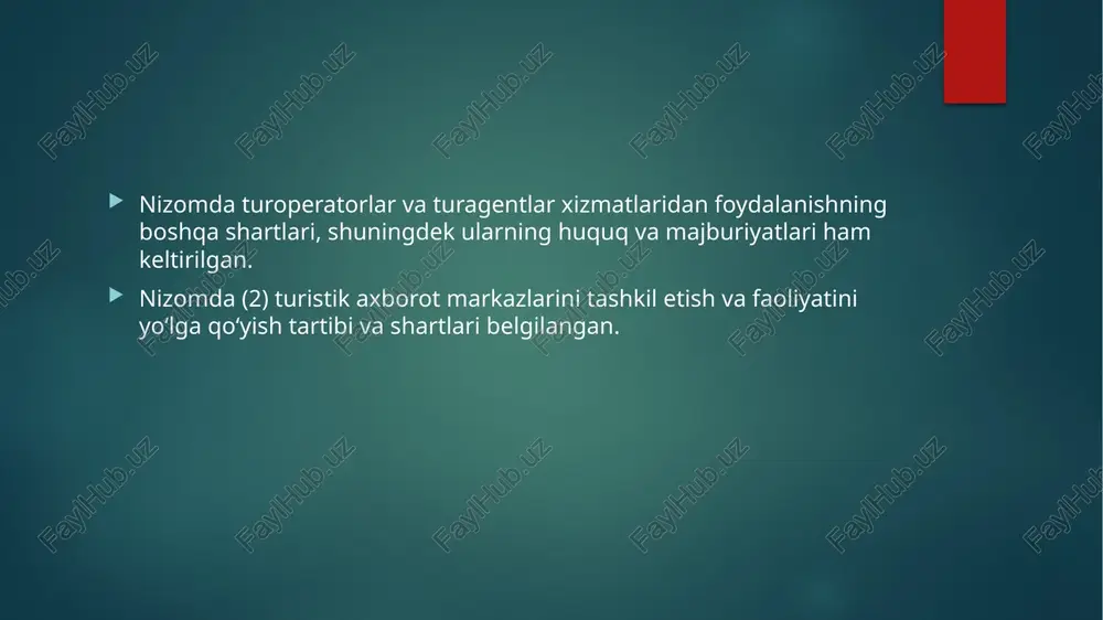 turoperatorlar va turagentlarning faoliyati - Page 5