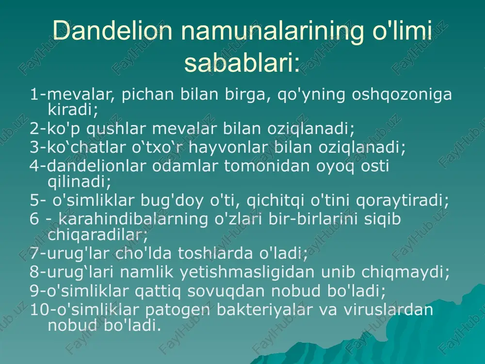 ususiyatlari va funktsiyalari juda kam o'zgaradi. bunday holda, oqsilning bir shaklining boshqa shakllarga nisbatan afzalliklari odatda topilmaydi. genetik kodning degeneratsiyasi tufayli mutatsiyalarning 30% ga yaqini oqsillarning aminokislotalar tarkibida umuman o'zgarishlarga olib kelmaydi. tabiiy tanlanish ko'lamida bitta cheklov mavjud: tabiiy tanlanish o'ziga foydasiz va faqat boshqa turning foydasiga holda biron bir turning tuzilishini o'zgartira olmaydi . turlarning bir-biriga o'zaro moslashuvini yaratishga qaratilgan . biroq, tanlov ko'pincha bir shaxs uchun noqulay va butun populyatsiya va tur uchun foydali bo'lgan belgi va xususiyatlarni yaratishga olib keladi. tabiiy tanlanishning genetik asosini irsiy o'zgaruvchanlik tashkil etadi, sababi esa atrof-muhit sharoitlarining ta'siridir. oddiy genotipga nisbatan ilgari kamroq moslashgan, atrof-muhit sharoitida qulay o'zgarishlarga ega bo'lgan mutantlar ustunlikka ega bo'lib, avvalgi normani asta-sekin siqib chiqaradi. uzoq muddatli selektsiya natijasi populyatsiya genofondining o'zgarishi, ayrim miqdoriy dominant genotiplarning boshqalar bilan almashtirilishidir. tabiiy tanlanishning evolyutsion roli moslashuvning shakllanishini belgilaydi . tabiiy tanlanish organizmning tuzilishi va funktsiyasining atrof-muhitga muvofiqligini nazorat qiladi. populyatsiya …