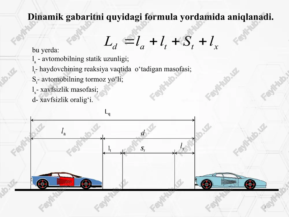 avtomobilyo’lining amaliyo’tkazuvchanlik qobiliyati - Page 5
