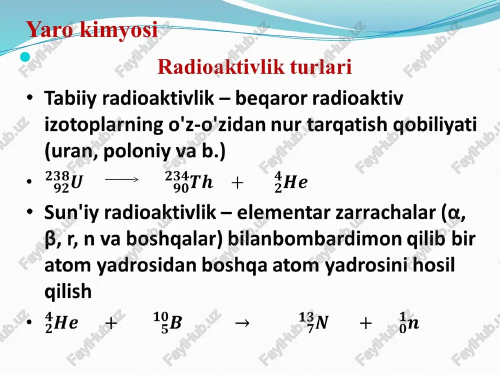 yadro kimyosining tibbiyotdagi o'rni - Page 5