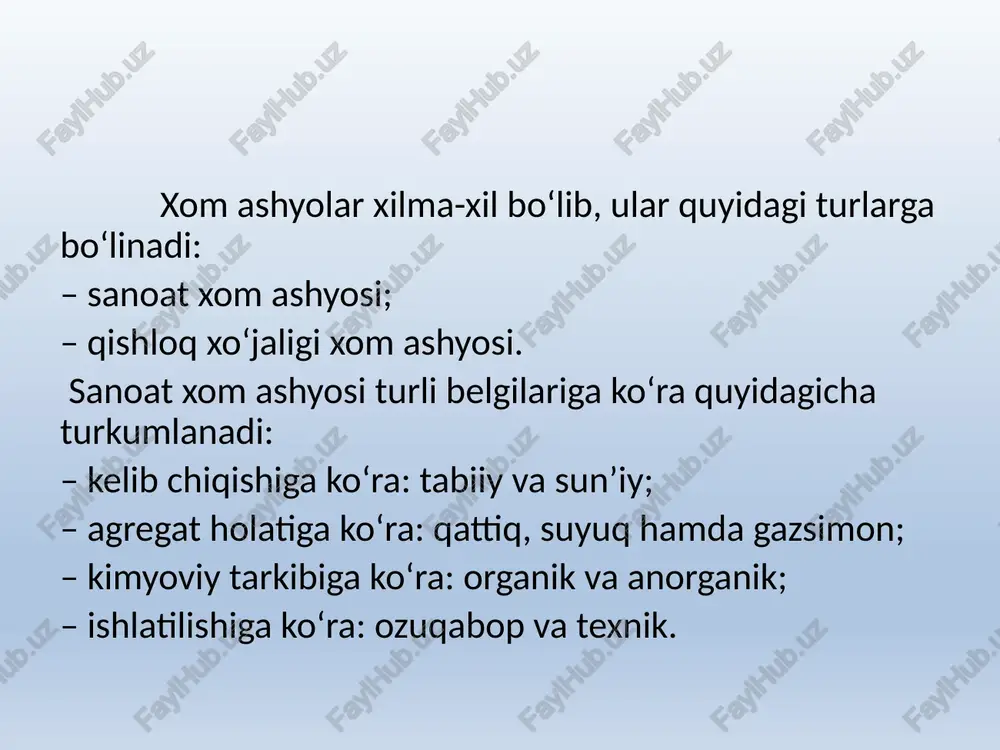 dek, maxsus vakolatga ega bo‘lgan davlat organlari – ekologiya va atrof-muhitni muhofaza qilish davlat qo‘mitasi, qishloq va suv xo‘jaligi vazirligi, davgeologiya qo‘mitasi tomonidan yuritiladi. xalqaro darajada muhofaza etiladigan tabiiy hududlar tizimining taraqqiyoti umumjahon tabiatni muhofaza etish uyushmasi, xususan, umumjahon muhofaza etiladigan tabiiy hududlar komissiyasi (wcra) tomonidan muvofiqlashtiriladi. biroq muhofaza etiladigan tabiiy hududlar butligi va samarali ekologik menejmentni davlat miqyosida ta’minlash hamda muhofaza etiladigan tabiiy hududlarni boshqarishning birinchi darajali vazifasi hisoblanadi. o‘zbekiston respublikasi oliy majlisi tomonidan “muhofaza etiladigan tabiiy hududlar to‘g‘risida”gi yangi qonun qabul qilindi, u muhofaza etiladigan tabiiy hududlar bo‘yicha me’yoriy-huquqiy hujjat hisoblanadi. ushbu qonunga muvofiq muhofaza etiladigan tabiiy hududlar ularning maqsad va tartiblaridan kelib chiqib, quyidagi toifalarga bo‘linadi: 1) davlat qo‘riqxonalari; 2) kompleks (landshaftli) buyurtmaxonalar; 3) tabiiy bog‘lar (milliy bog‘lar, mahalliy milliy bog‘lar); 4) davlat tabiat yodgorliklari; 5) alohida tabiat obyektlari va komplekslarini muhofaza qilish, qayta ishlab chiqarish va tiklash uchun hududlar (buyurtmaxonalar, tabiiy pitomniklar, baliq xo‘jaligi zonalari); 6) …