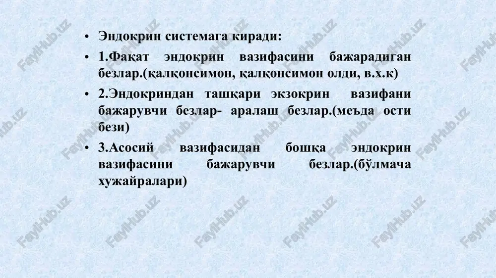 ma'ruza №4.endokrin bezlar fiziologiyasi - Page 5