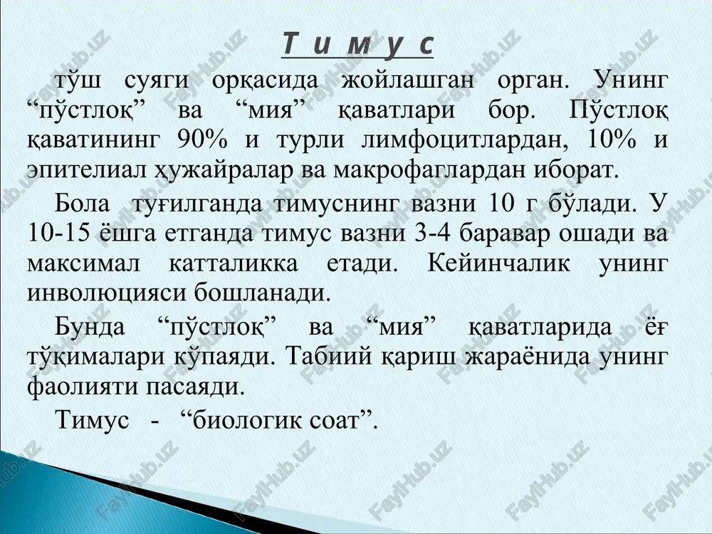 immun organlar. t- va v-limfotsitlar - Page 5