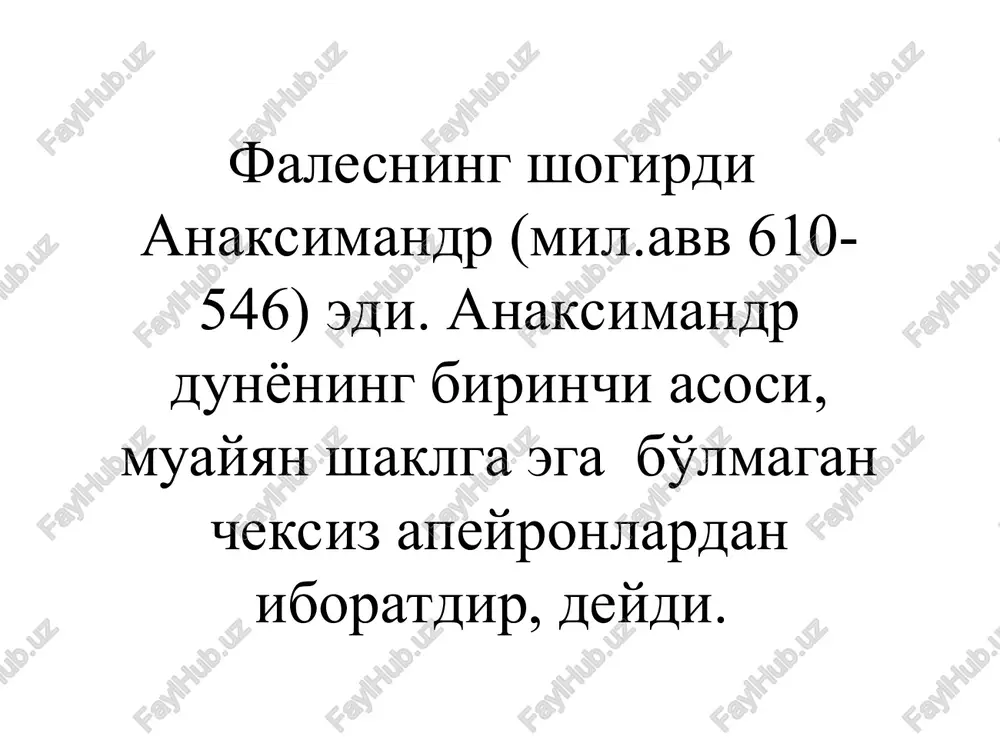 qadimgi yunoniston va rimda falsafiy fikrlarning shakllanishi va rivojlanishi - Page 5