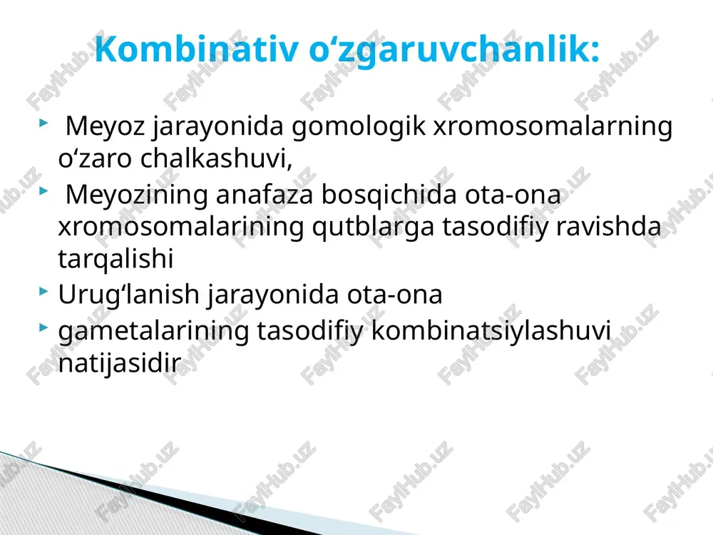 o‘zgaruvchanlik va uning shakllari - Page 5