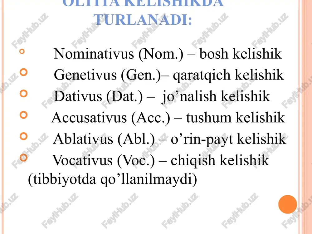 ot so‘z turkumi va uning grammatik kategoriyalari - Page 5