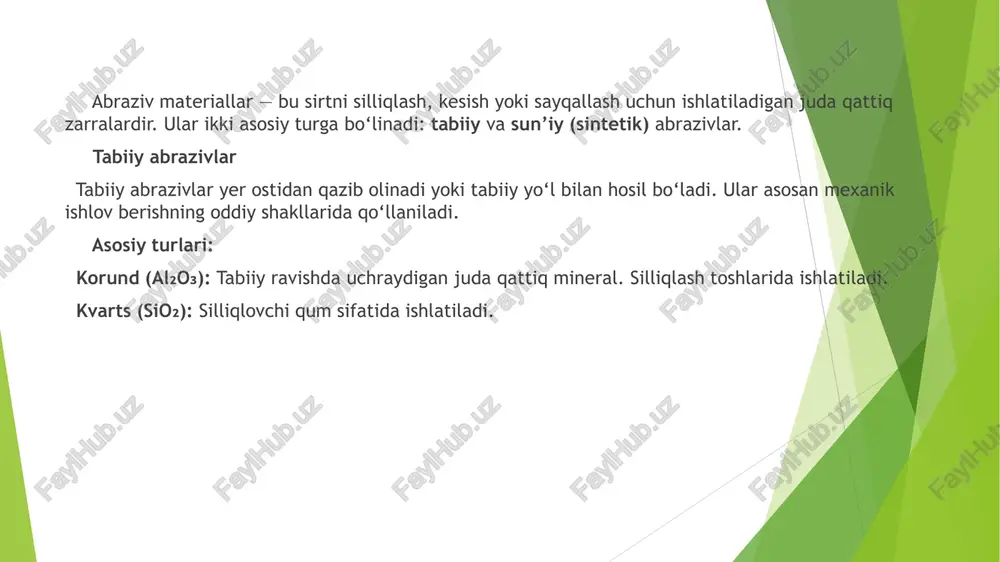 abraziv ishlov berish - Page 5