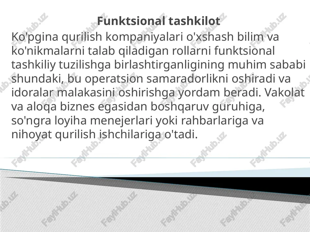 qurilish kompaniyasining boshqaruv tuzilishi - Page 5