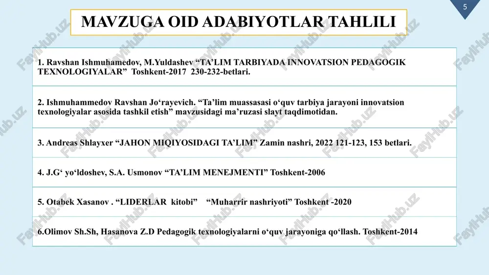 rdan sinf rahbarlari, fan o‘qituvchilar va ota onalar orasida aloqalar kuchayadi va mustahkamlanadi 2. fan oʻqituvchisi sinf rahbar bilan hamkorlikda oʻquvchilarning ijtimoiy xolati haqida ma`lumotga ega boʻlishi xar bitta o`quvchining ota onasi bilan bilan alohida suhbatlashib tegishli xulosa qabul qilish maktab direktori, mmibdo‘, sinf rahbarlar va fan o`qituvchilari haftaning har kuni 72-maktabda 1-noyabrdan maktab rahbarlari, fan o‘qituvchilari va sinf rahbarlari o‘rtasida samarali hamkorlik maktabning ijobiy muhitini va sifat ko‘rsatkichini yaxshilaydi. bu o‘quvchilar muvaffaqiyatlarini yangi bosqichga olib chiqadi va har bir o`quvchining ijtimoiy ahvoli haqida to`liq malumotga ega bo`linadi. 3. fan oʻqituvchlari va sinf rahbarlari har bitta tarbiyasi ogʻir past oʻzlashtiruvchi oʻquvchi bilan alohida indivudual ishlasmasligi fan o‘qituvchilari va sinf rahbarlari o‘rtasida doimiy dars mashg`ulotidan song suhbatlar olib borish maktab direktori, mmibdo‘, sinf rahbarlar va fan o`qituvchilari haftaning har dushanba kuni 72-maktabda 1-noyabrdan o‘qituvchilar va sinf rahbarlar aniq maqsad asosida hamkorlikni amalga oshirish imkoniyati yaratiladi. 4 maktab psixologi va texnalogiya fani …