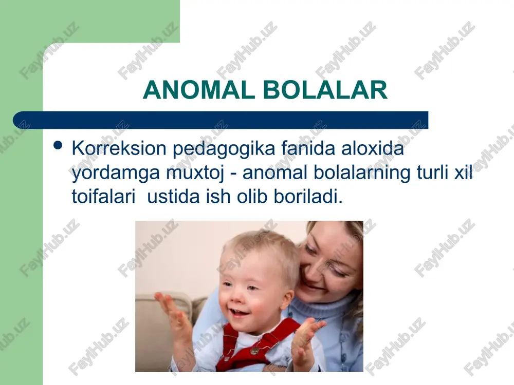 aloxida yordamga muxtoj, nuqsonli bolalar - Page 5