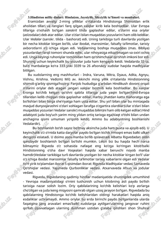 u bayram yahudiylarning quyosh-oy kalendarining nison oyining 14 kuni (aprel oyining o‘rtalariga to‘g‘ri keladi) nishonlanadi. pasxadan keyingi 50-kuni yahudiylar shabuot (shevuot) bayramini nishonlaydilar. bu bayram dastlab dehqonchilik bayrami bo‘lgan, keyinchalik sinay tog‘ida musoga xudo tomonidan toraning berilishini nishonlab o‘tkaziladigan bayramga aylangan. u yahudiylarning kalendari bo‘yicha sivona oyining 6-7-kunlari nishonlanadi. kuzda yahudiy kalendaridagi tishri oyining 1-2-kunlari (sentyabr oxiri, oktyabr boshlari) yangi yil bayrami - rosh-ashona nishonlanadi. bu bayram yahudiylar uchun poklanish bayrami hisoblanib, ular qurbonlik qilingan qo‘chqor shoxidan yasalgan surnaylarni chaladilar, gunohlari qolmasligi uchun cho‘ntaklarini to‘ntarib yaxshilab qoqadilar. tishri oyining 9-kuni gunohlardan poklanish bayrami - yom-kipur nishonlanadi. rosh-ashona va yom-kipur bayramlari o‘rtasida yahudiylar ro‘za tutadilar. ro‘za kunlari ular yuvinmaydilar, yalang‘oyaq, eski-tuski kiyimlarga o‘ranib yuradilar. sinagogada nadomatlar bilan yig‘lab tavba qiladilar. purim (qur’a) bayrami yahudiy bayramlarining ichida eng quvnoq hisoblanadi. bu bayram yahudiylarning ularni qirib tashlamoqchi bo‘lgan fors podshohi homon zulmidan qutilganliklari sharafiga bahorda nishonlanadi. ularni homondan o‘z amakisi mordexay qo‘lida tarbiyalangan …