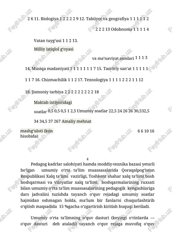va qo‘shimchalar kiritish belgilangan tartibda o‘zbekiston respublikasi vazirlar mahkamasi tomonidan amalga oshiriladi. umumiy o‘rta ta’limning davlat ta’lim standarti talablariga rioya etilishini nazorat qilish davlat ta’lim standarti talablariga rioya qilish ustidan nazoratni amalga oshirishning maqsadi — davlat ta’lim standarti talablarini bajarish darajasini aniqlash, zarur chora-tadbirlarni amalga oshirish asosida ta’lim sifatini ta’minlashdan iborat. davlat ta’lim standarti talablariga rioya qilish ustidan nazorat o‘zbekiston respublikasi xalq ta’limi vazirligi tomonidan quyidagi ko‘rinishlarda amalga oshiriladi. davlat ta’lim standarti talablari asosida barcha umumiy o‘rta ta’lim muassasalarida o‘quvchilar egallashi lozim bo‘lgan malaka talablariga baho berish; tayanch o‘quv reja va o‘quv dasturlarining bajarilishini tahlil qilish; umumiy o‘rta ta’lim muassasasida davlat ta’lim standartlari talablari bajarilishi va ta’lim sifatiga ta’sir etuvchi omillarni, foydalanilgan pedagogik va axborot-kommunikatsiya texnologiyalarining natijaviyligini tahlil qilish. umumiy o‘rta ta’lim sifatini nazorat qilishning turlari quyidagilardan iborat: ichki nazorat— o‘zbekiston respublikasi xalq ta’limi vazirligi tomonidan tasdiqlangan tartib asosida umumiy o‘rta ta’lim muassasasining monitoring guruhi tomonidan amalga oshiriladi; tashqi nazorat …