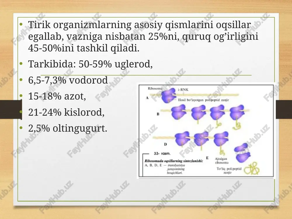 oqsillar oqsilarningxossalari - Page 5