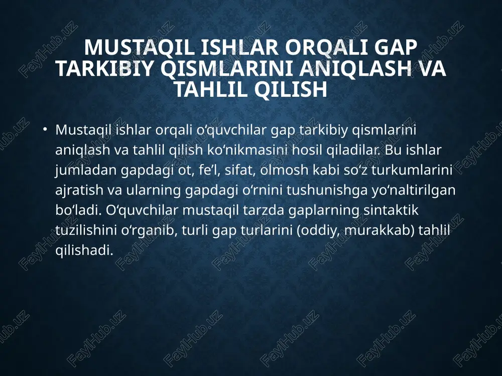 mustaqilishlar orqali gap ustida ishlash - Page 5