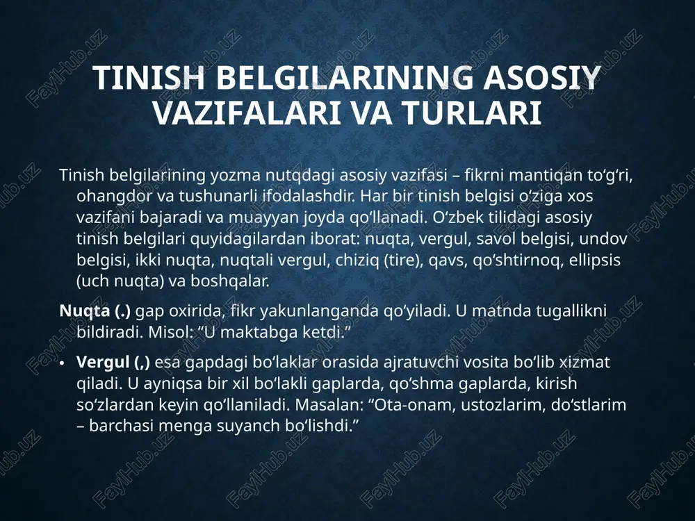 du nashriyoti. boboxonov, s. (2012). til madaniyati va savodxonlik asoslari. toshkent: o‘zbekiston respublikasi xalq ta’limi vazirligi. o‘zbekiston respublikasi xalq ta’limi vazirligi. (2020). o‘zbek tili darsliklari va metodik qo‘llanmalar. internet manbalari: www.ziyonet.uz – o‘zbek tiliga oid metodik materiallar. www.lex.uz – rasmiy hujjatlar va me’yoriy materiallar. /docprops/thumbnail.jpeg