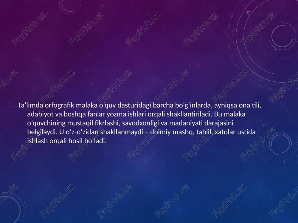 orfografik malakalar nishakllantirishda yozmaishlarning ahamiyati - Page 5