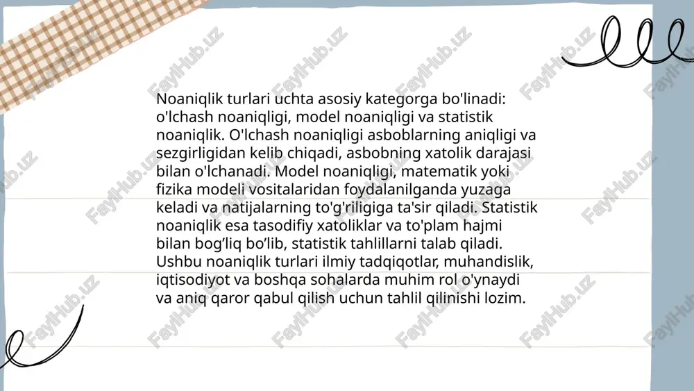 teng aniqlikdagi o’lchash natijalarini baholash - Page 5