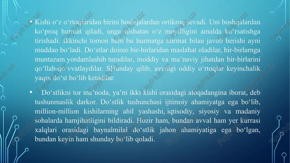 o‘quvchilarni o‘rtoqlik va do‘stlik hissida tarbiyalash - Page 5