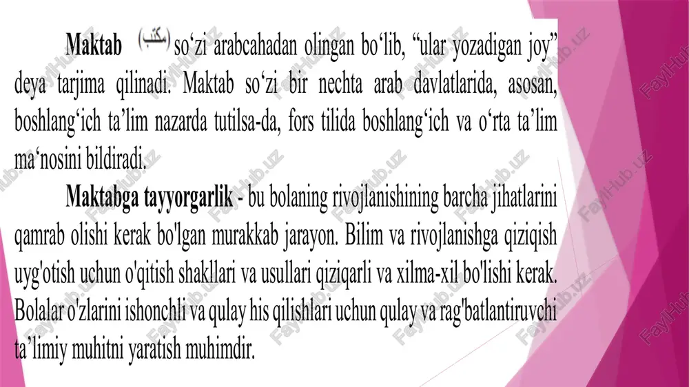 bolani maktab ta’limiga tayyorlash shakllari va metodlari - Page 5