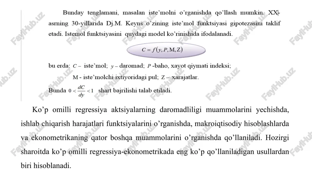 ko’p omilli ekonometrik tahlil - Page 5
