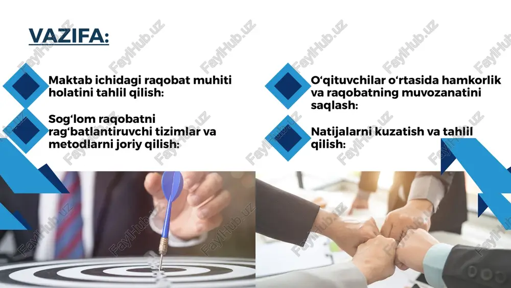 maktabda pedagog xodimlaroʻrtasidasogʻlomraqobat muhitini yaratish - Page 5