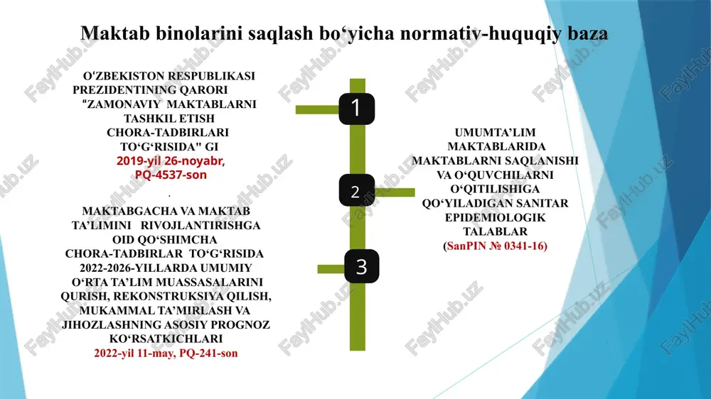 b keladi. 3. elektr energiyasini tejash va muqobil energiya vositalaridan foydalanish maktab binosida energiya tejovchi yoritgichlardan foydalanish va quyosh panellari o’rnatish direktor, xibdo‘ yil davomida elektr energiyasi tejaladi. e’tiboringiz uchun rahmat! image2.png image3.png image4.jpeg image5.jpeg image6.jpeg image7.png image8.jpeg image9.png image10.jpeg image1.png /docprops/thumbnail.jpeg
