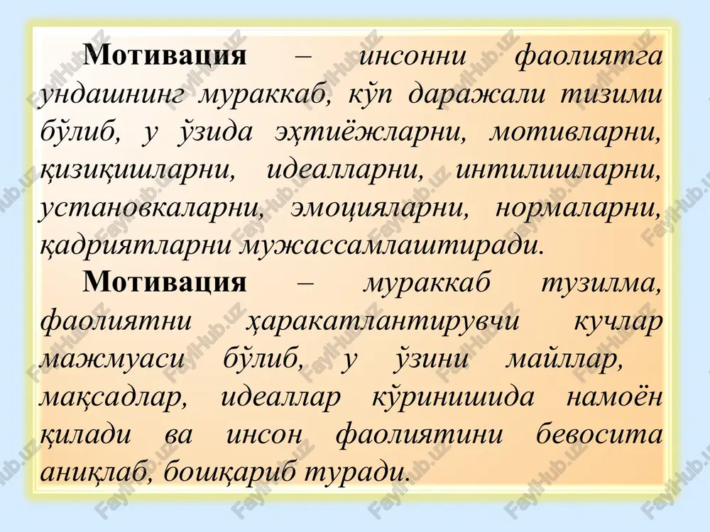 mavzu 1: motiv va uning mazmuni - Page 5