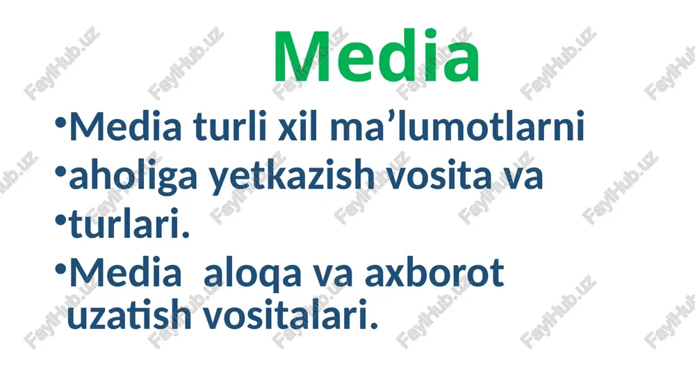 aniqlab (tekshirib) ko‘ringiz!” (hujurot surasi 6-oyat). 2017 yil 8 sentabrda o‘zbekiston respublikasining “bolalarni ularning sog’lg’iga zarar yetkazuvchi axborotdan himoya qilish to’g‘risida”gi qonuni qabul qilingan. ushbu qonun qonunchilik palatasi tomonidan 2017-yil 15-avgustda qabul qilingan senat tomonidan 2017-yil 24-avgustda ma’qullangan. o’zbekiston respublikasi prezidenti tomonidan 2017 yil 8-sentabrda tasdiqlangan. vi-bob 27-moddadan iborat ushbu qonun voyaga yetmagan bolalarni ularning sog‘lig‘iga zarar yetkazuvchi axborotdan himoya qilish sohasidagi munosabatlarni tartibga soladi. 19-modda. axborot mahsuloti aylanishining xususiyatlari bolalarning sog‘lig‘iga zarar yetkazuvchi axborotdan bolalarni himoya qilishni ta’minlashning ma’muriy va tashkiliy chora-tadbirlarini, dasturiy-apparat va texnika vositalarini qo‘llamay turib, ushbu axborotning jamoat joylarida aylanishiga yo‘l qo‘yilmaydi. jamoat joylarida bolalarning sog‘lig‘iga zarar yetkazuvchi axborotni o‘z ichiga olgan bosma mahsulot tarzidagi axborot mahsulotini faqat yopiq o‘rovlarda tarqatishga yo‘l qo‘yiladi. 21-modda. axborot mahsulotini ekspertizadan o‘tkazish axborot mahsulotini ekspertizadan o‘tkazish to‘g‘risidagi qaror maxsus vakolatli davlat organi tomonidan jismoniy va yuridik shaxslarning murojaatlari asosida murojaat kelib tushganidan keyin ko‘pi bilan besh kun muddatda qabul qilinadi. …